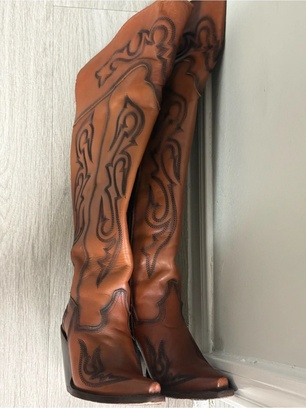 Dan Post Seductress Leather Boots – Chestnut